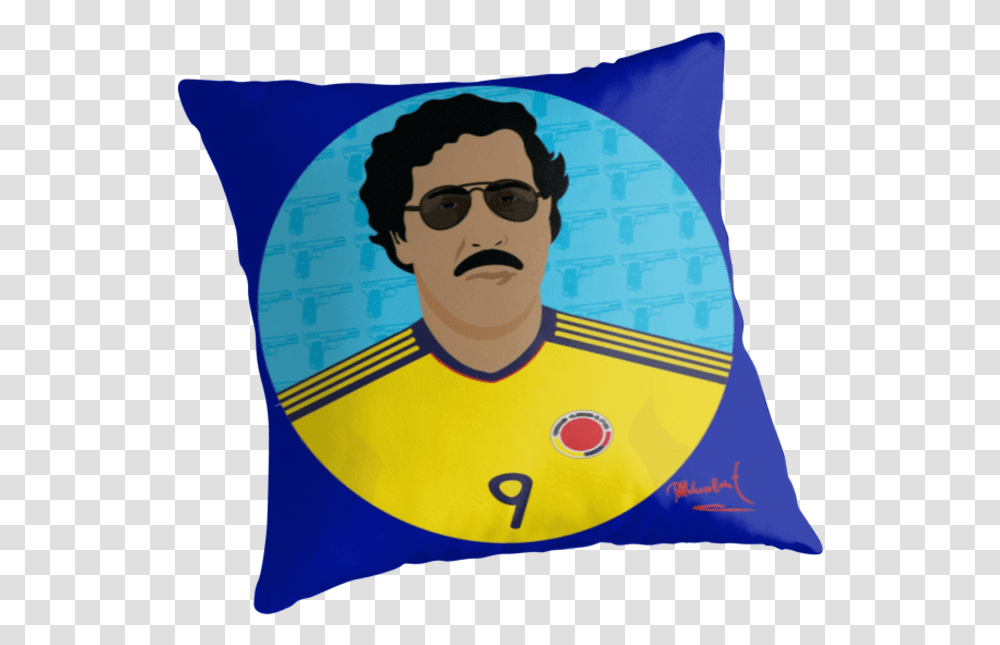 Pablo Escobar By Mqdesigns13 Portable Network Graphics, Pillow, Cushion, Sunglasses, Accessories Transparent Png