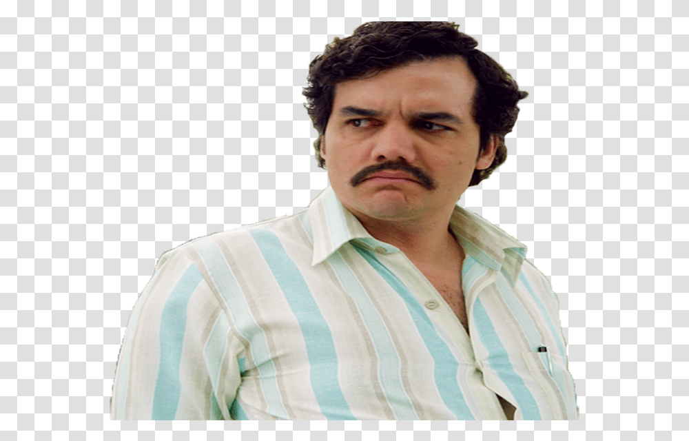 Pablo Escobar, Shirt, Person, Face Transparent Png