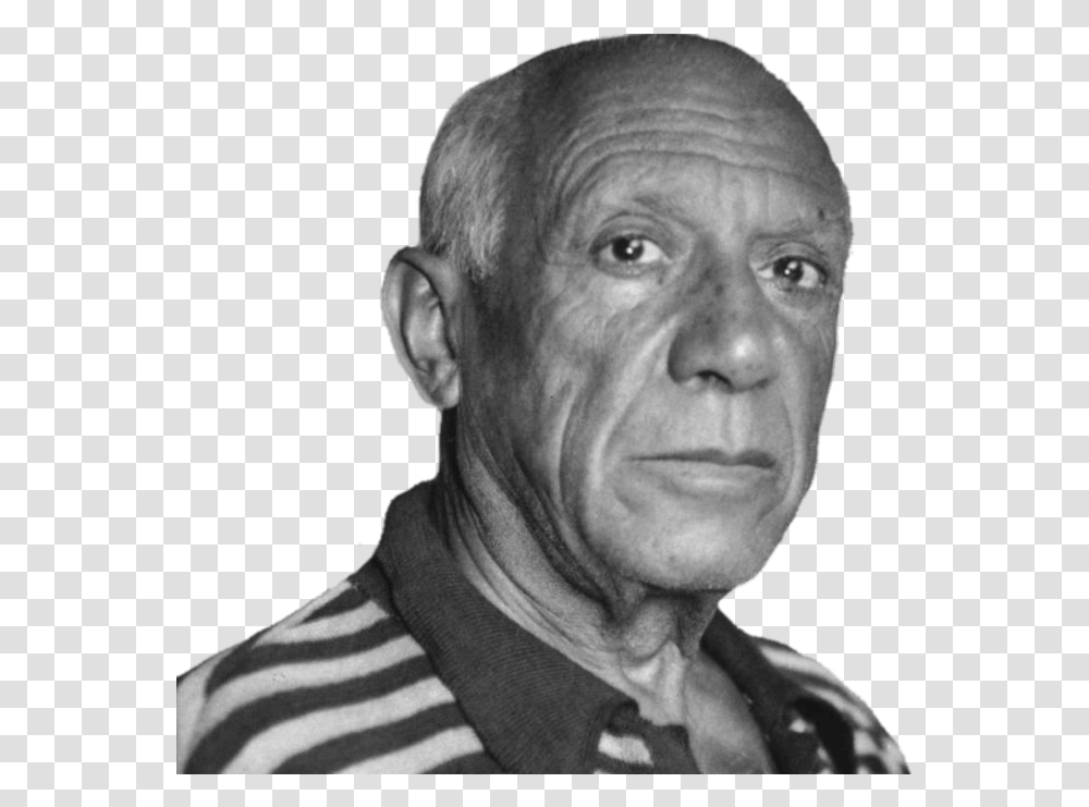 Pablo Picasso Portrait Pablo Picasso No Background, Face, Person, Human, Head Transparent Png