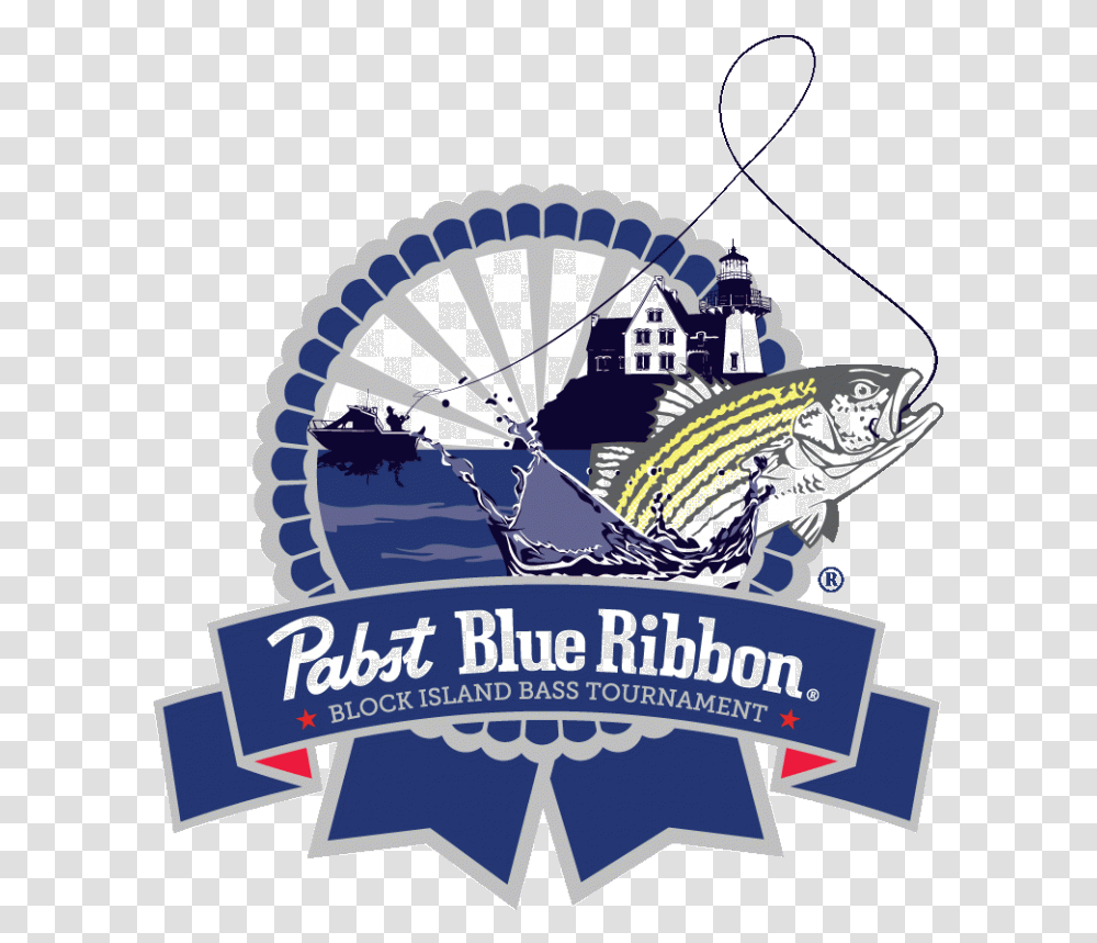 Pabst Block Island Striper Tourney Pabst Blue Ribbon Fishing Tournament, Poster, Advertisement, Flyer, Paper Transparent Png