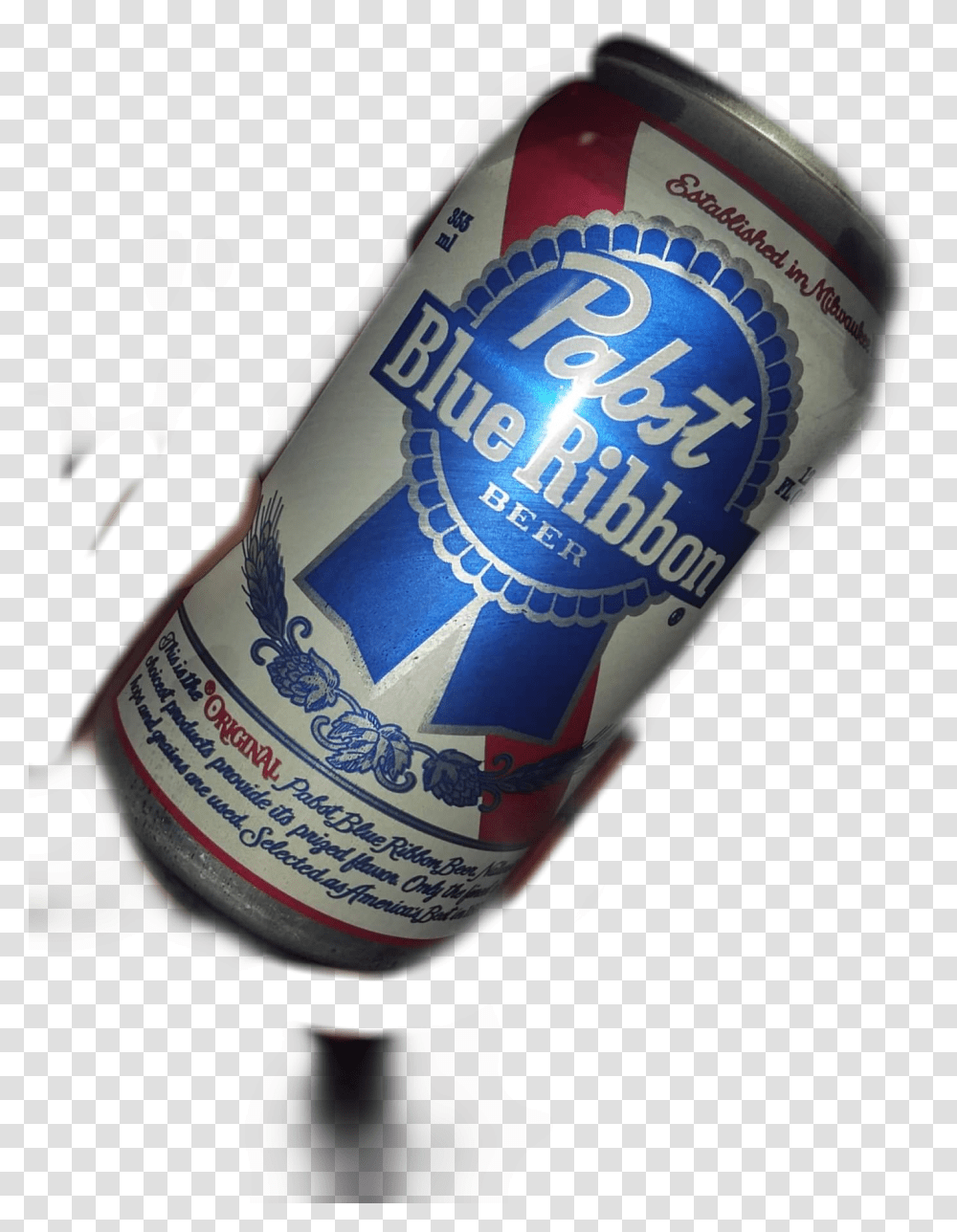 Pabst Blue Ribbon, Beer, Alcohol, Beverage, Drink Transparent Png
