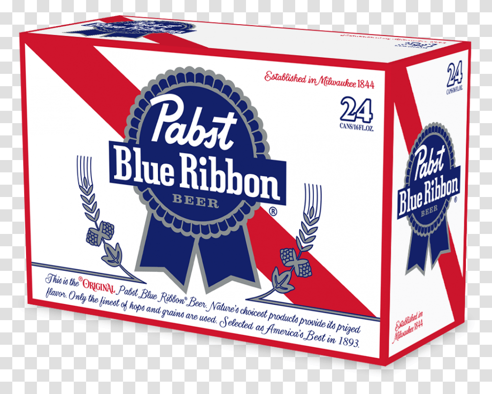 Pabst Blue Ribbon C Pabst Blue Ribbon, Label, Text, Box, Logo Transparent Png