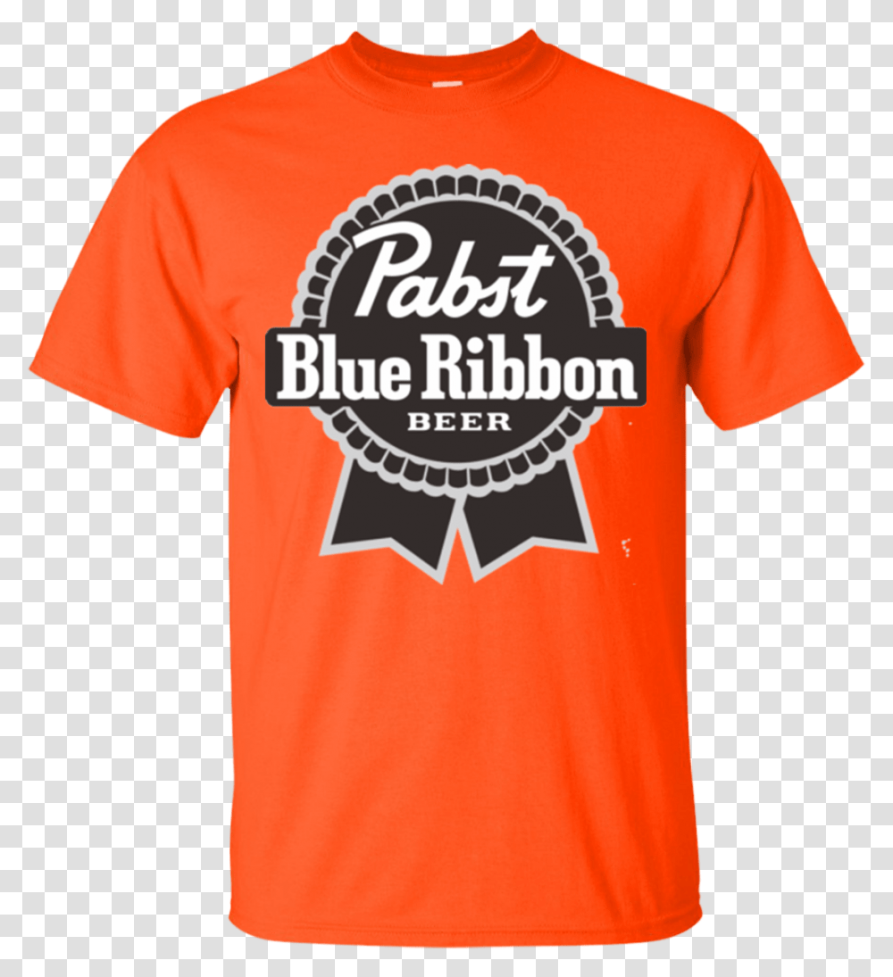 Pabst Blue Ribbon Men's T Shirt, Clothing, Apparel, T-Shirt Transparent Png