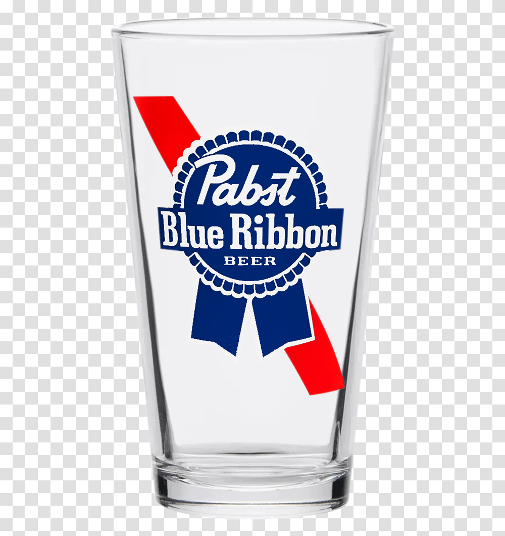 Pabst Blue Ribbon Pint Glass Pabst Blue Ribbon 24 Oz, Label, Text, Bottle, Beverage Transparent Png