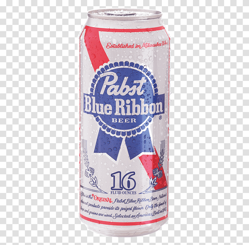 Pabst Blue Ribbon Team Cone Pabst Beer, Tin, Can, Beverage, Drink Transparent Png