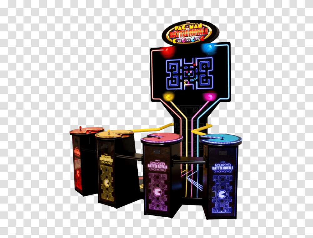 Pac Man Championship Arcade, Light, Arcade Game Machine, Gas Pump, Neon Transparent Png