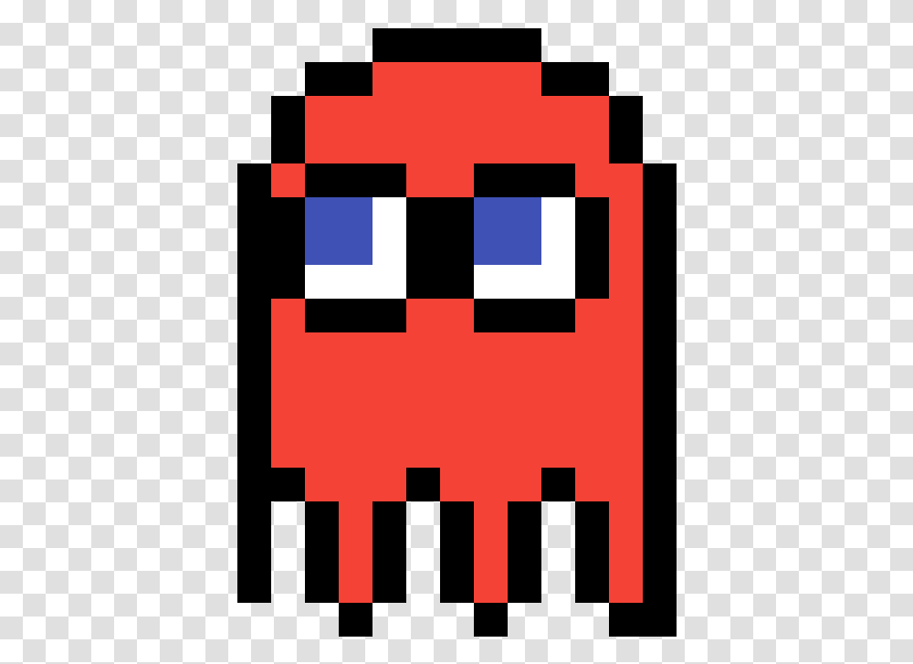 Pac Man Ghost Blue Slime Pixel Art, First Aid Transparent Png