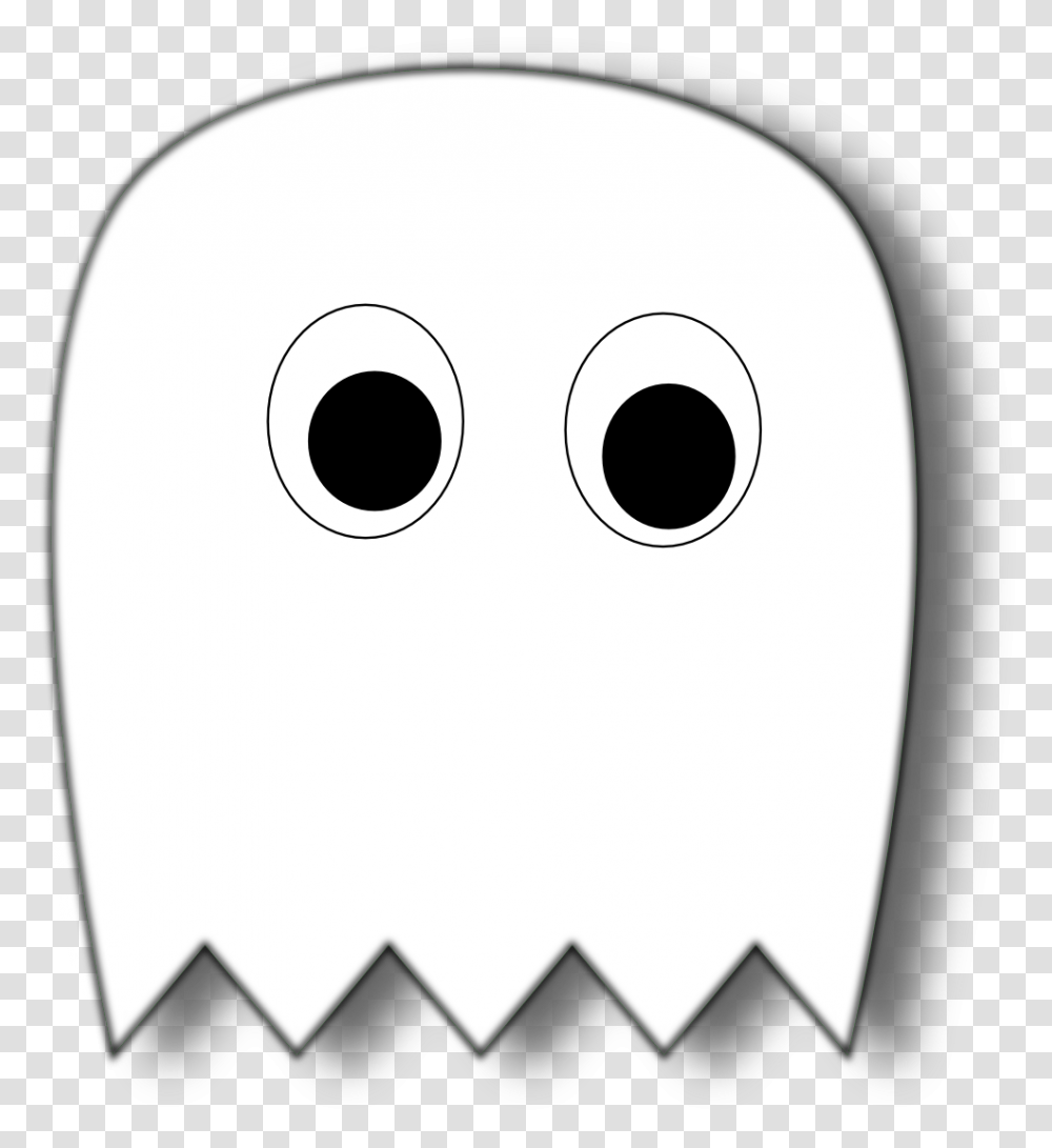 Pac Man Ghost Coloring Page, Disk, Armor, Plectrum, Stencil Transparent Png