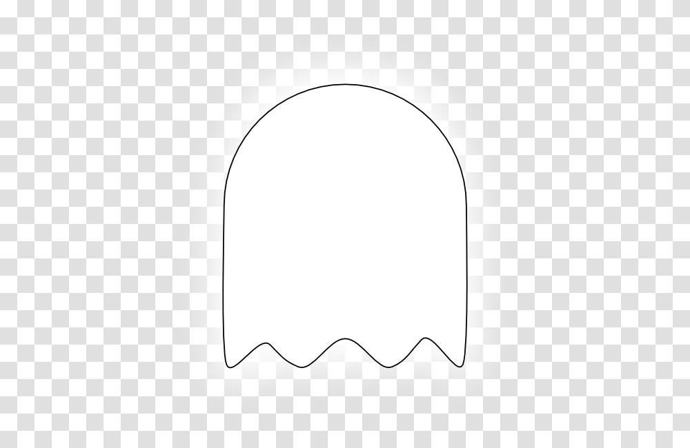 Pac Man Ghost Outline Clipart Circle, Oval Transparent Png