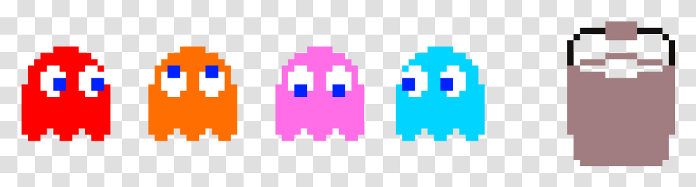 Pac Man Ghost Pixel Transparent Png