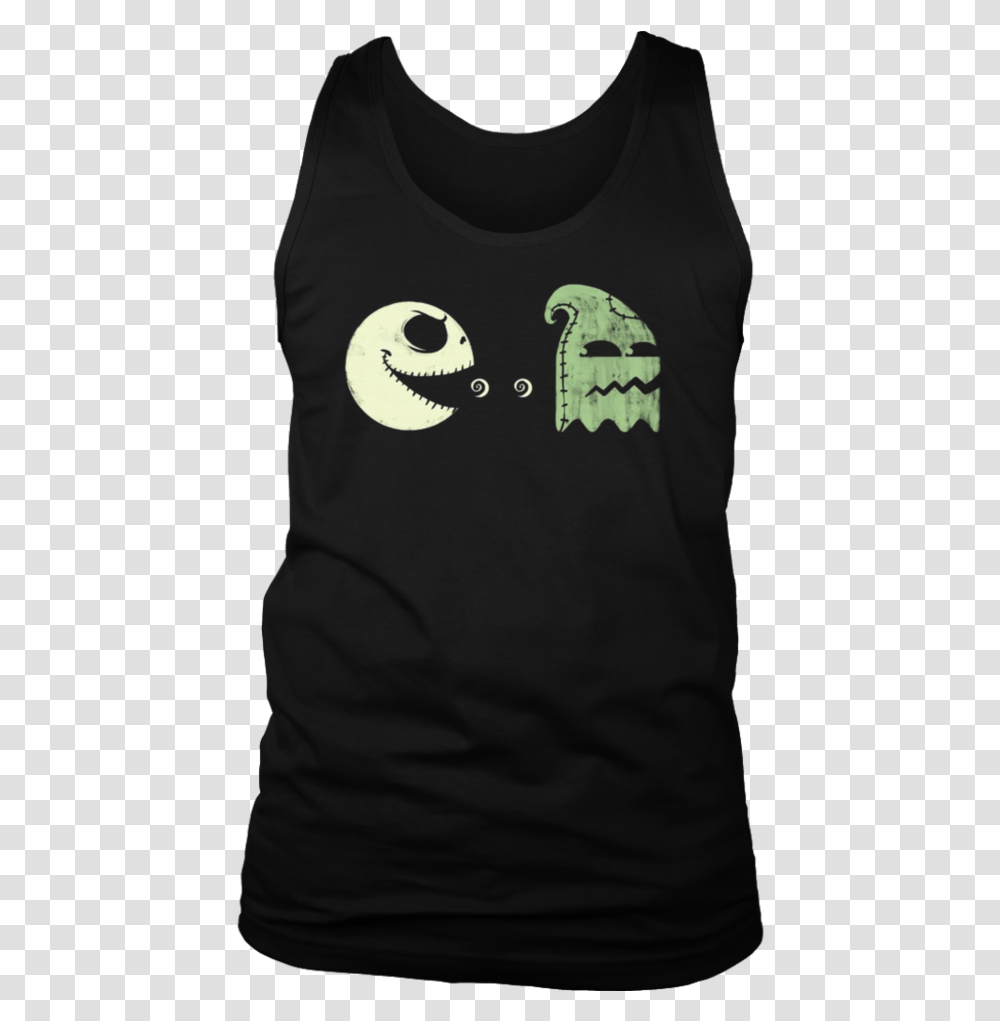 Pac Man Jack Skellington Oogie Boogie T Shirt Never Do Your Best Quit Tank Top, Apparel, Sleeve, Long Sleeve Transparent Png