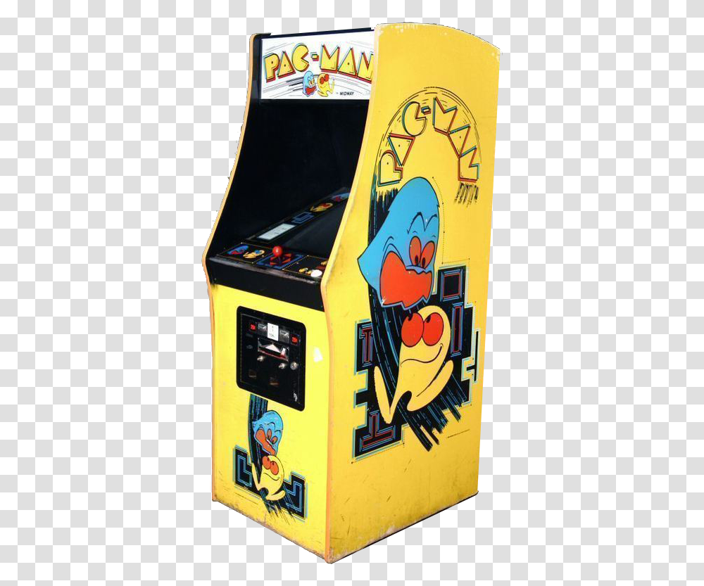 Pac Man Original Pac Man Cabinet, Arcade Game Machine, Book Transparent Png