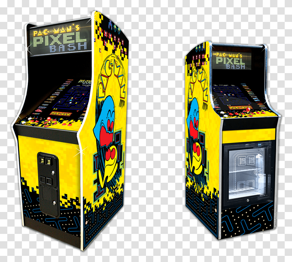 Pac Man's Pixel Bash, Arcade Game Machine Transparent Png