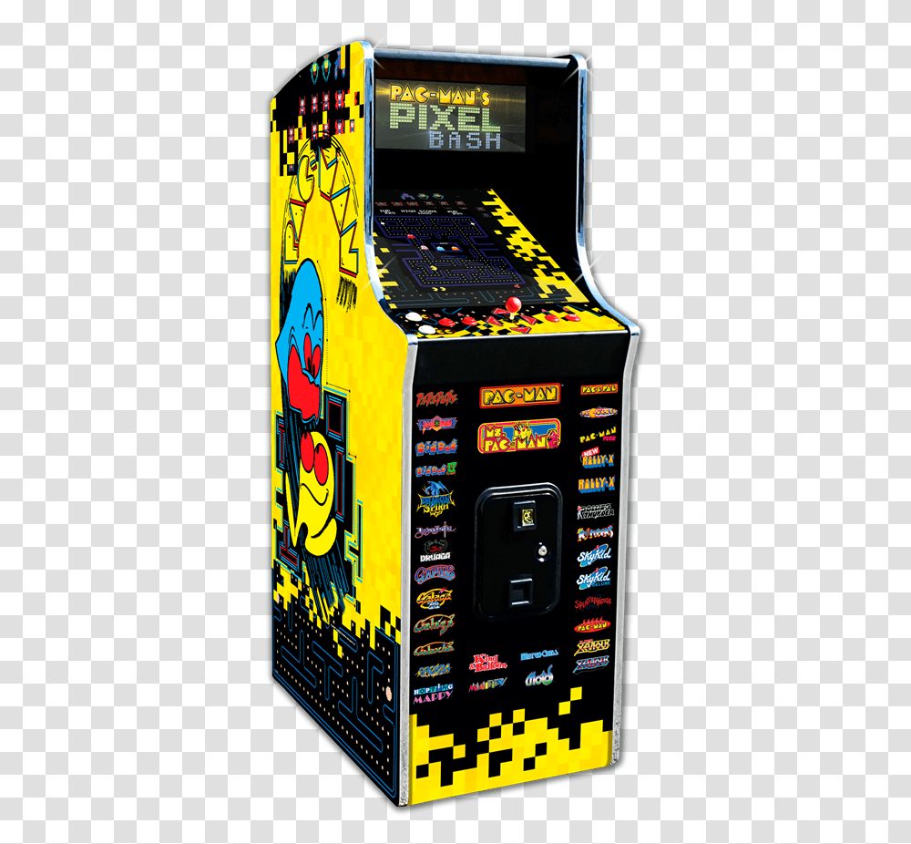Pac Man's Pixel Bash Download Pac Man's Pixel Bash, Arcade Game Machine, Computer Keyboard, Computer Hardware, Electronics Transparent Png