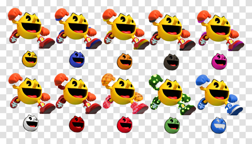 Pac Man Smash Fantendo Nintendo Fanon Wiki Smash 4 Pacman Colors Transparent Png