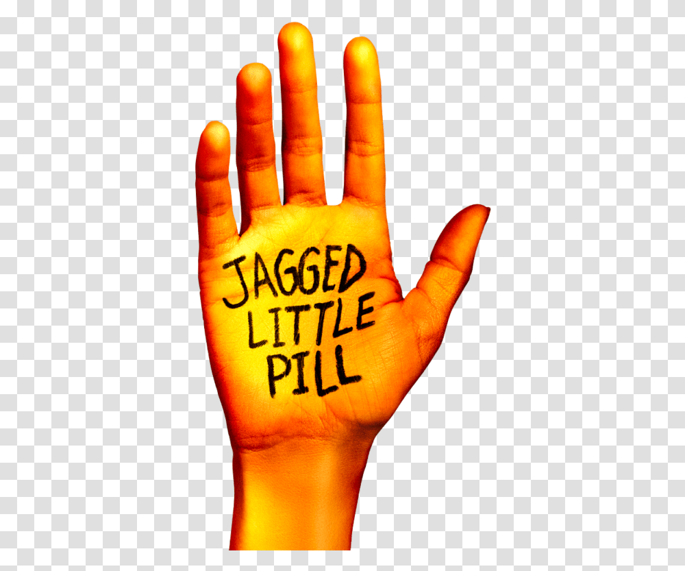 Pace University Ticketing Jagged Little Pill The Musical Jagged Little Pill Musical Logo Hand, Finger, Person, Human, Text Transparent Png
