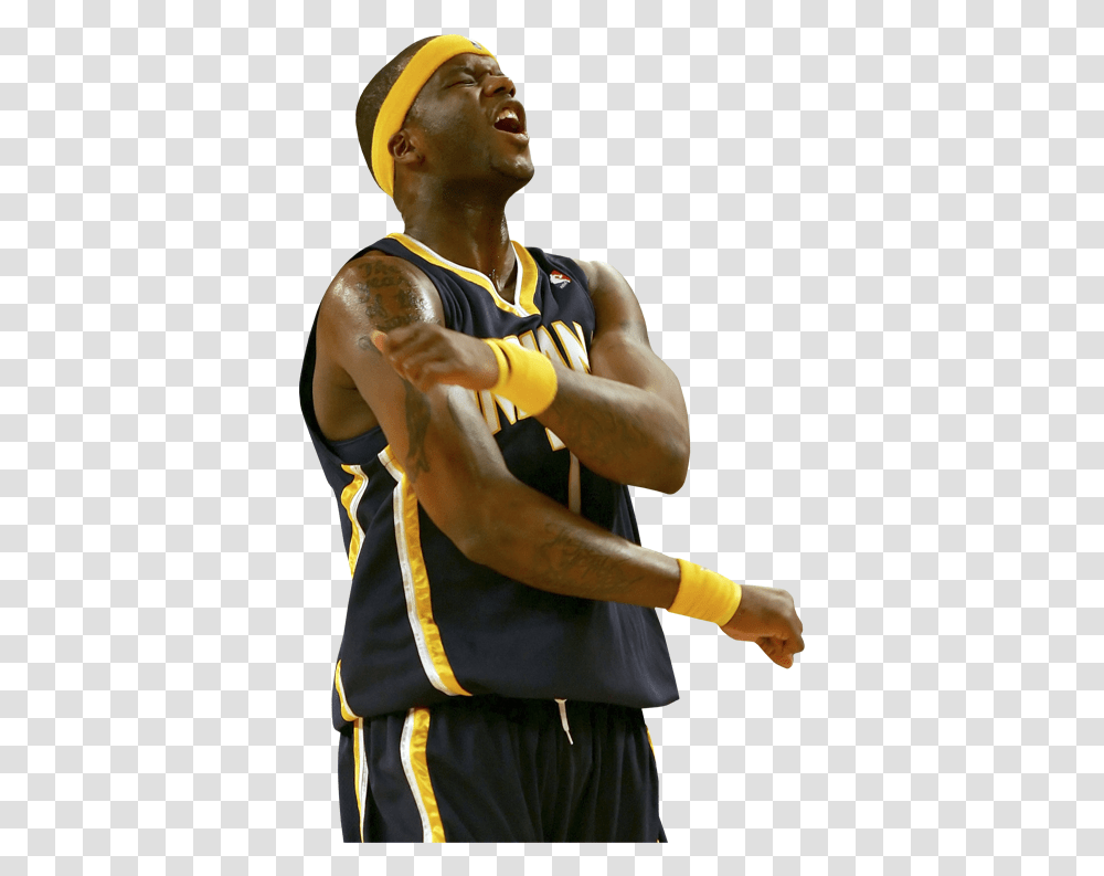 Pacers Jermaine O'neal Photo Jo Cut 1 Basketball Jermaine O Neal Pacers, Person, Human, People, Sport Transparent Png