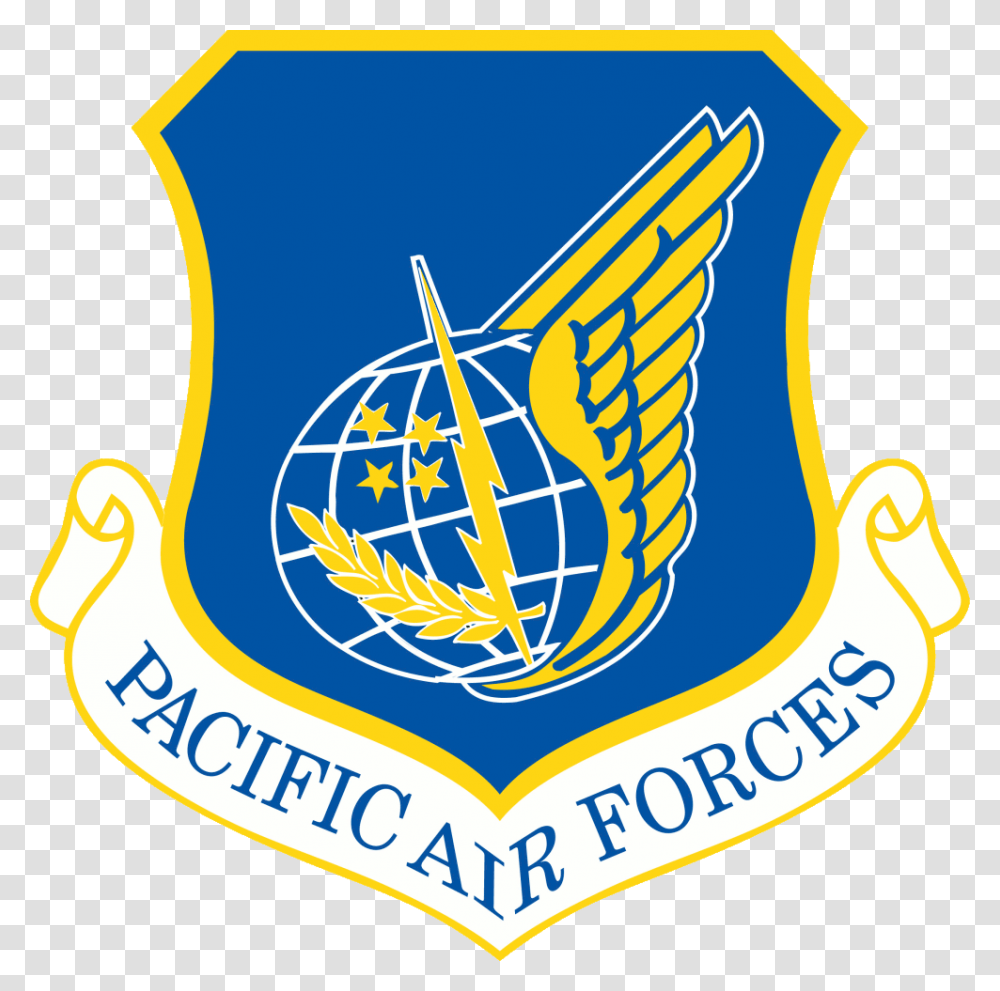 Pacific Air Forces Pacific Air Forces Logo, Emblem, Trademark, Astronomy Transparent Png