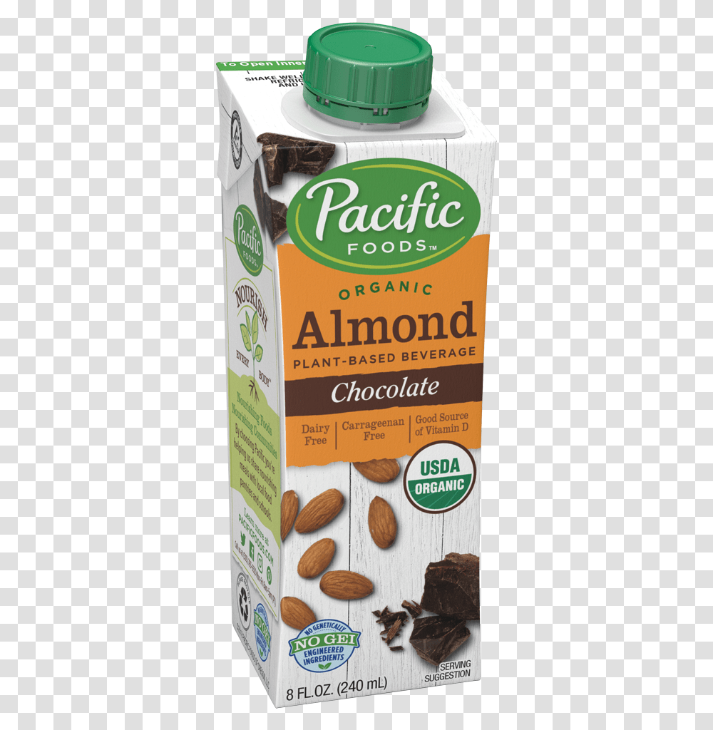 Pacific Foods Almond Mlk, Plant, Nut, Vegetable, Bird Transparent Png