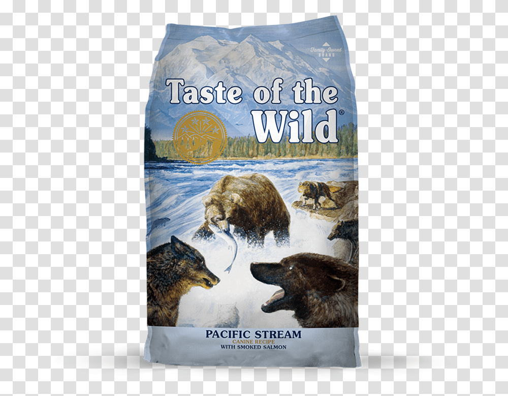 Pacific Stream Canine Recipe With Smoked Salmon Package Taste Of The Wild Pacific Stream, Bear, Wildlife, Mammal, Animal Transparent Png