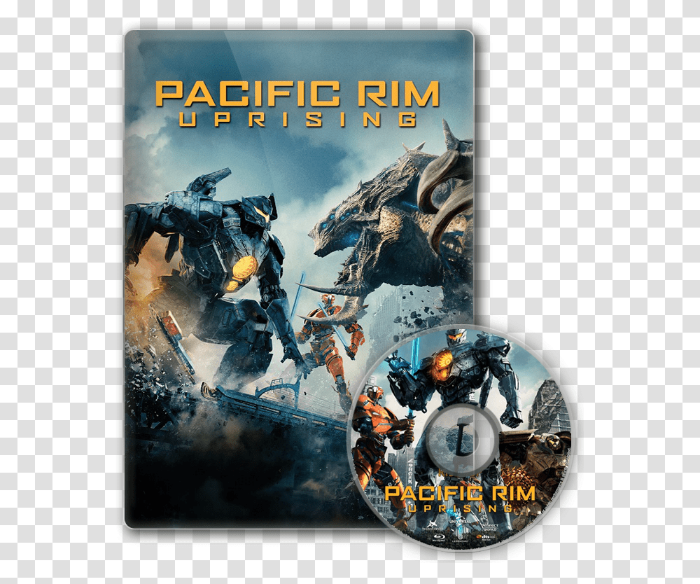 Pacificrimuprising Giant Kaiju Vs Giant Robots, Poster, Advertisement, Person, Dvd Transparent Png