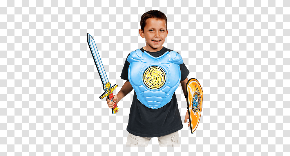 Pack Caballero Espada Y Armadura Boy, Costume, Person, Human, Sword Transparent Png