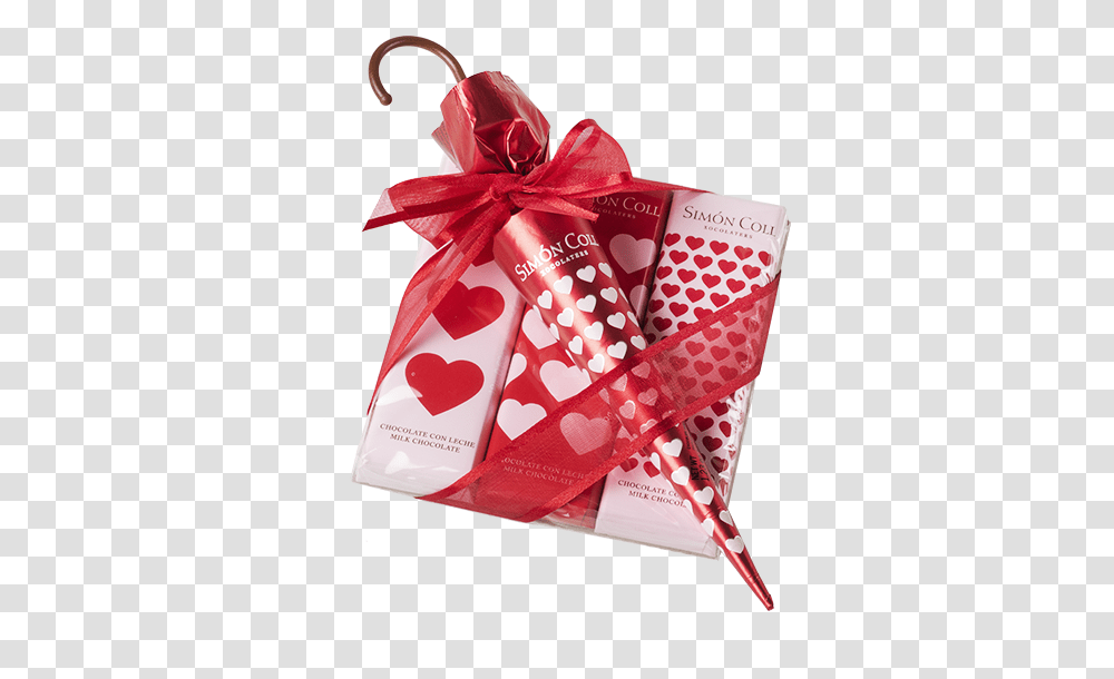 Pack Chocolatinas Corazones 3x18g Paraguas Corazones Wrapping Paper, Gift Transparent Png