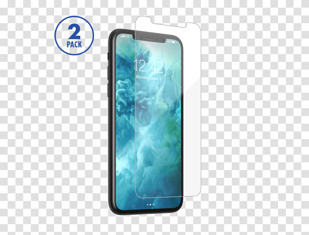 Pack Iphone X Glass Screen Protector Case Mate, Mobile Phone, Electronics, Cell Phone Transparent Png