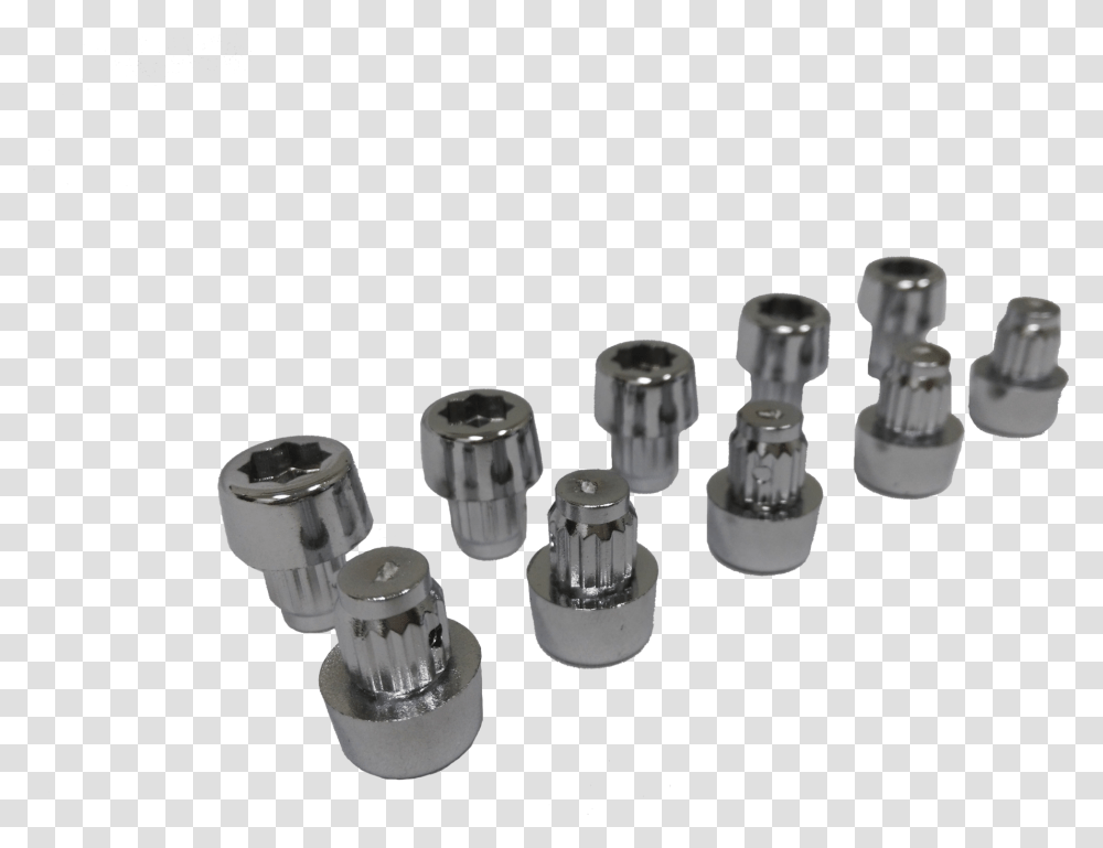 Pack Of Chrome Socket Head Rivet InsertsClass Socket Wrench, Chess, Game, Machine, Aluminium Transparent Png
