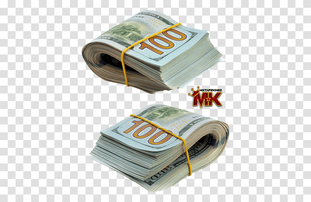 Pack Of Hundred Dollar Bills, Book, Money Transparent Png