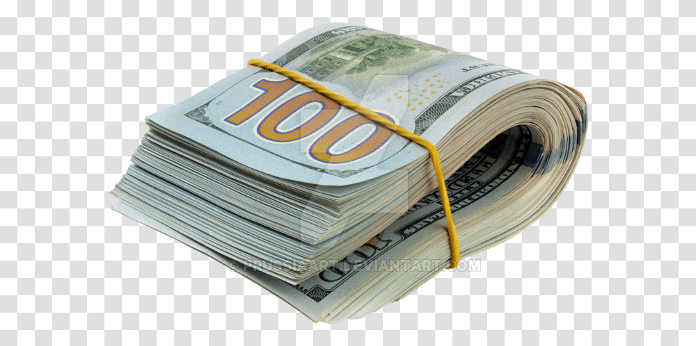 Pack Of Hundred Dollar Bills, Money, Book Transparent Png