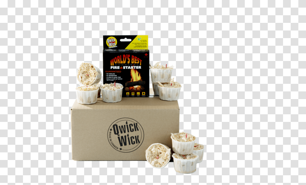 Pack Of Qwick Wick Fire Starter Fire Starter Qwick Wik, Dessert, Food, Cream, Creme Transparent Png