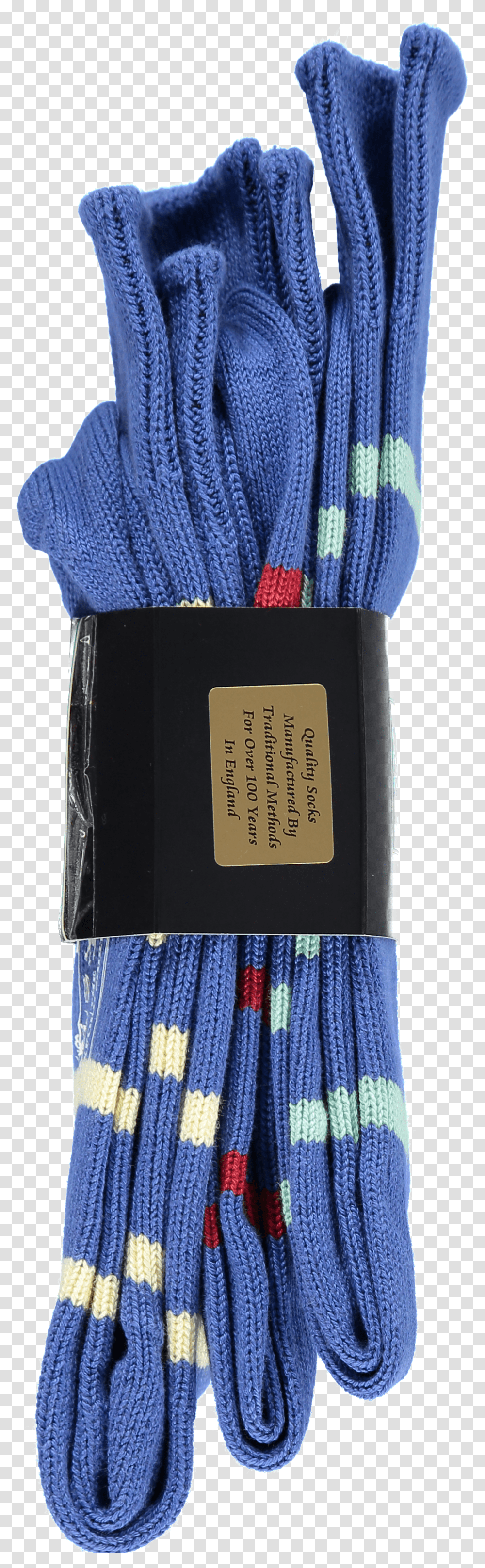 Pack Of Socks In Royal Blue StripesTitle 3 Pack Label Transparent Png