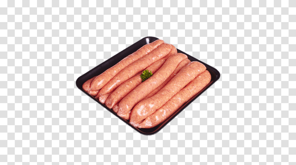 Pack Of Thin Beef Sausages, Hot Dog, Food Transparent Png