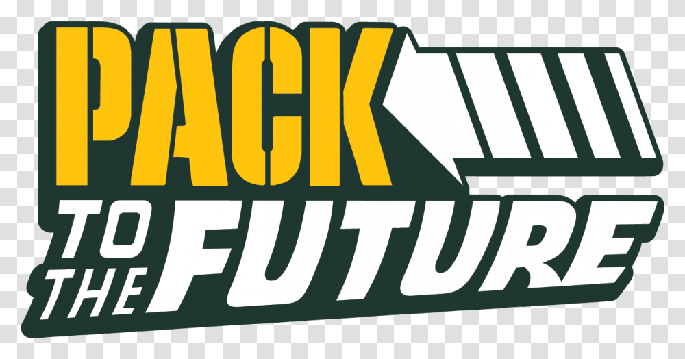 Pack To The Future Green Bay Packers Future, Logo, Trademark Transparent Png