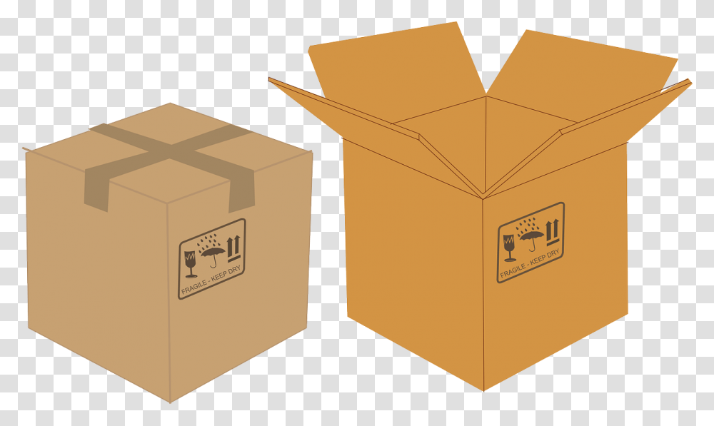 Package Box, Package Delivery, Carton, Cardboard Transparent Png