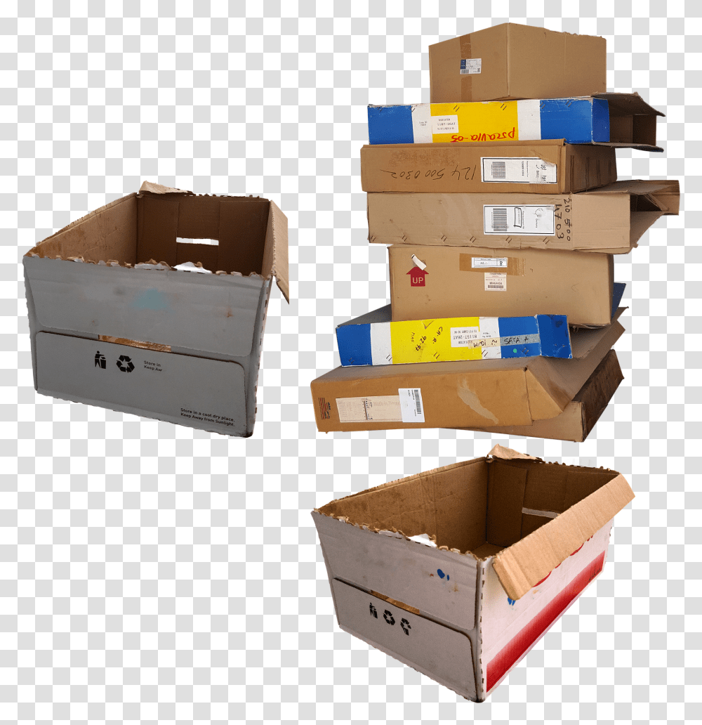 Package Box Recycle Carton Boxes, Cardboard, Package Delivery, Metropolis, City Transparent Png