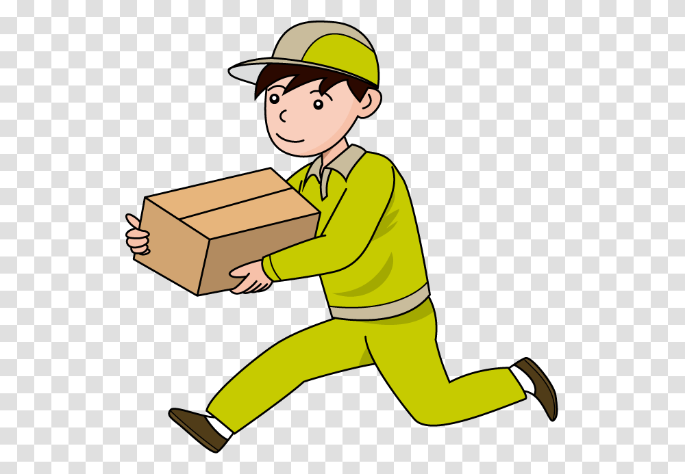 Package Clip Art, Person, Human, Package Delivery, Carton Transparent Png