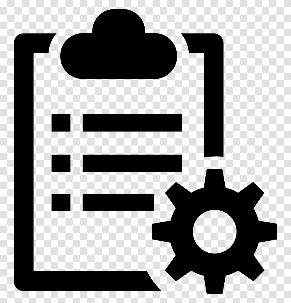Package Management Data Warehousing Icon, Machine, Cross, Stencil Transparent Png
