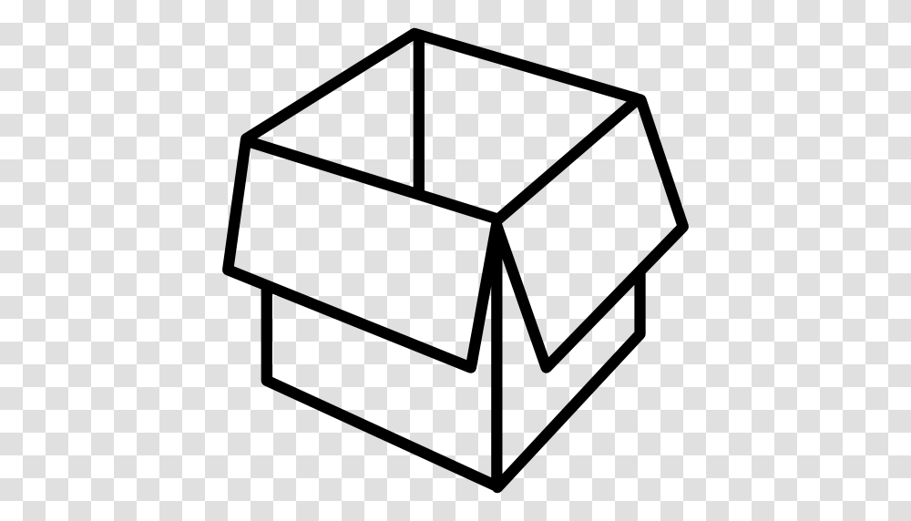 Packaging Box Opened Outline, Utility Pole, Rubix Cube, Recycling Symbol, Label Transparent Png