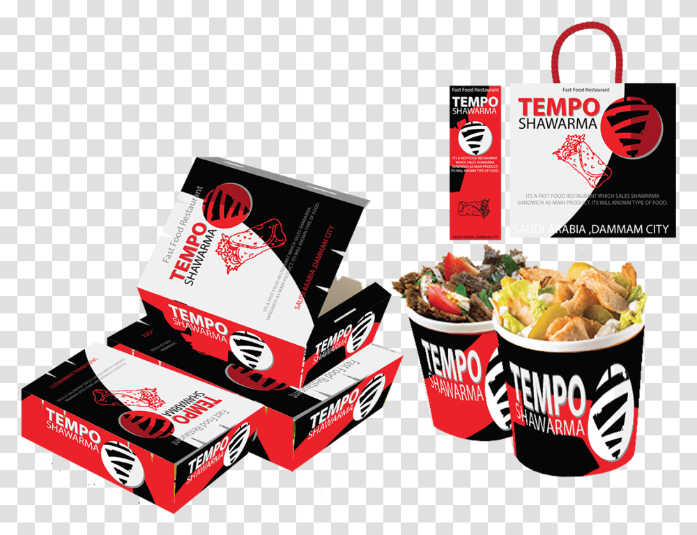 Packaging Design By Daradiazam For Tempo Restaurant Food Packaging Design, Advertisement, Beverage, Drink, Coke Transparent Png