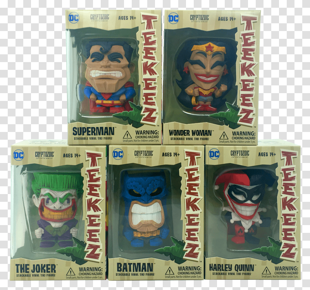 Packaging Design Dc Teekeez Action Figure Transparent Png