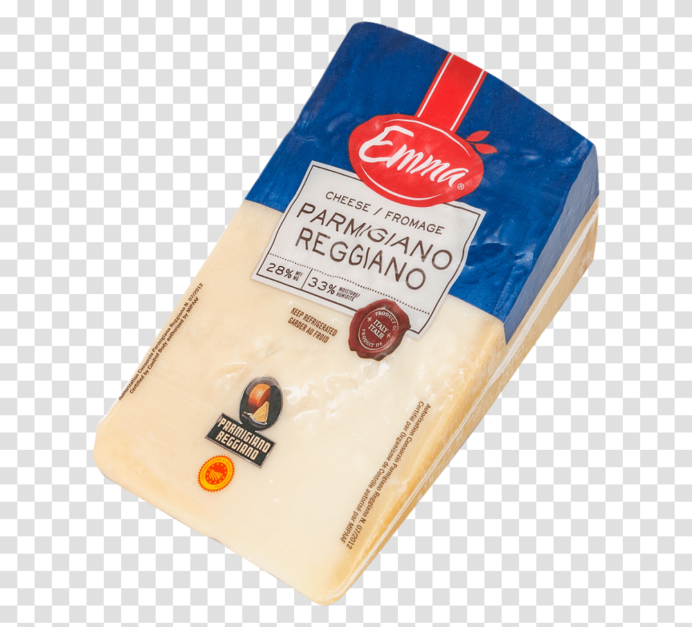 Packaging For Emma Parmigiano Reggiano Wedges Emma Parmigiano Reggiano, Food, Butter, Label Transparent Png