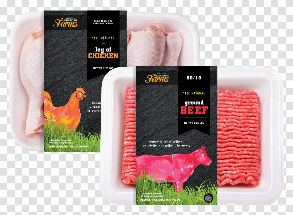 Packaging Meat With Animal, Chicken, Bird, Poster Transparent Png