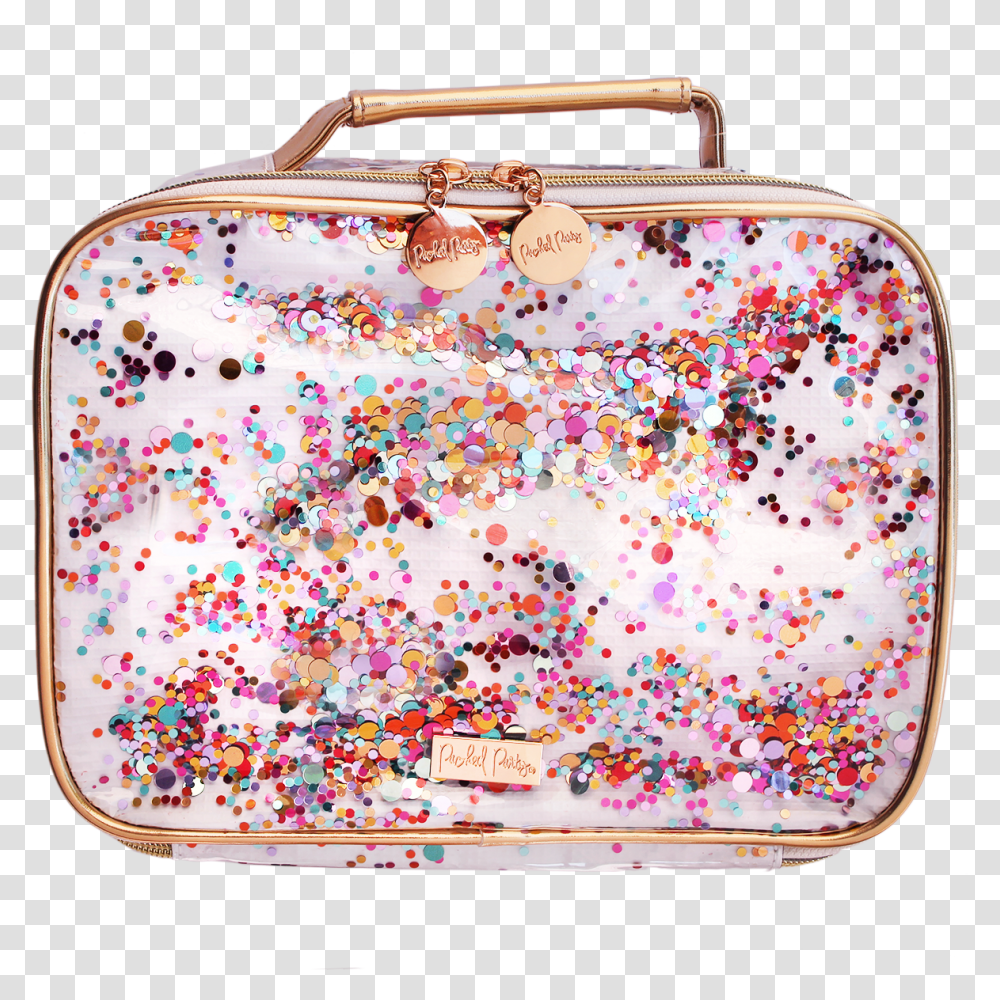 Packed Party Confetti Lunch Box Bag Girl Confetti Unch Boxes, Luggage, Rug, Suitcase Transparent Png
