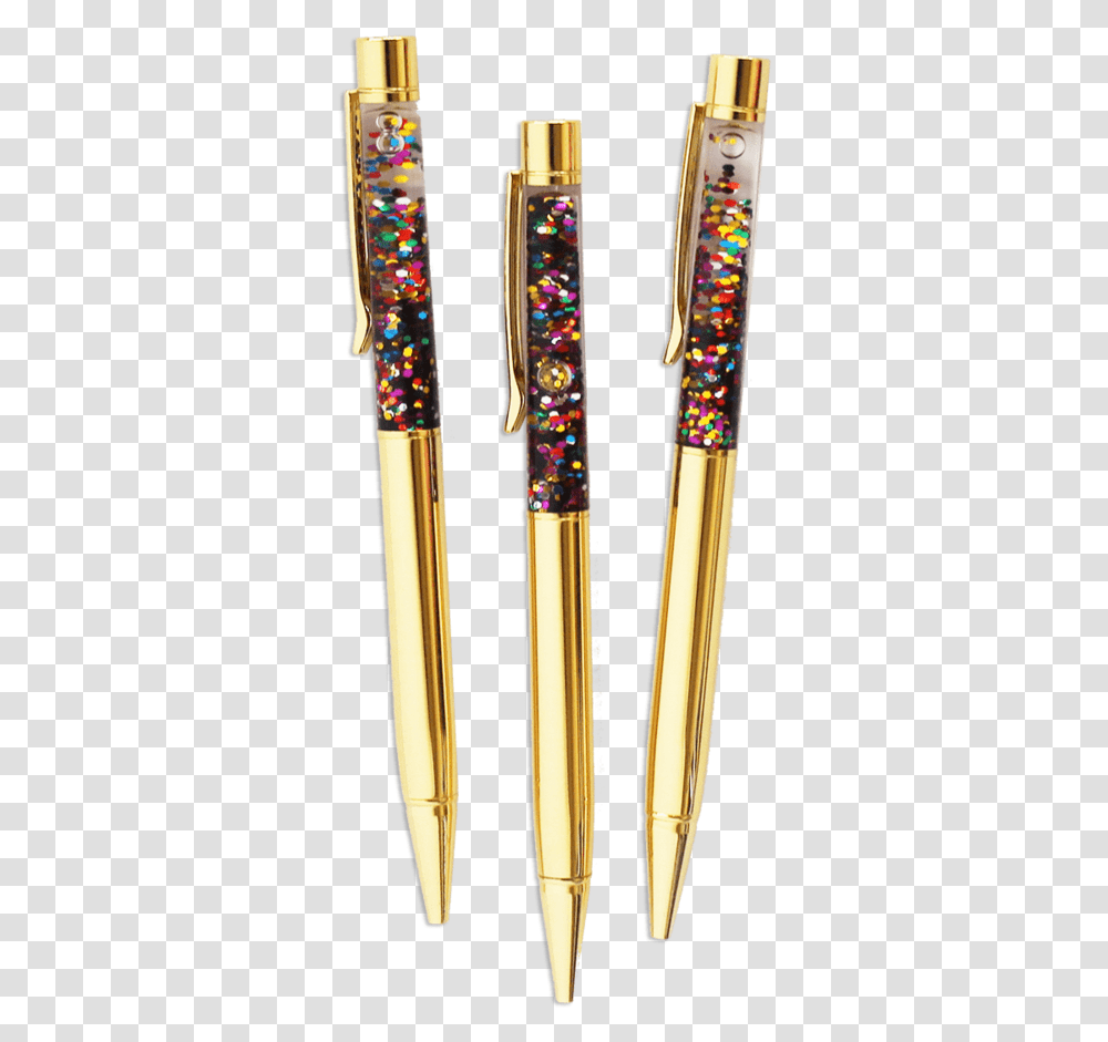 Packed Party Confetti Pens Out Of Package 2400x Pen, Wand, Stick, Cane, Gold Transparent Png