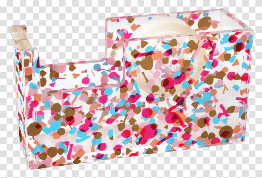 Packed Party Confetti Tape Dispenser Office Confetti Tape Dispenser, Paper, Rug, Purse, Handbag Transparent Png
