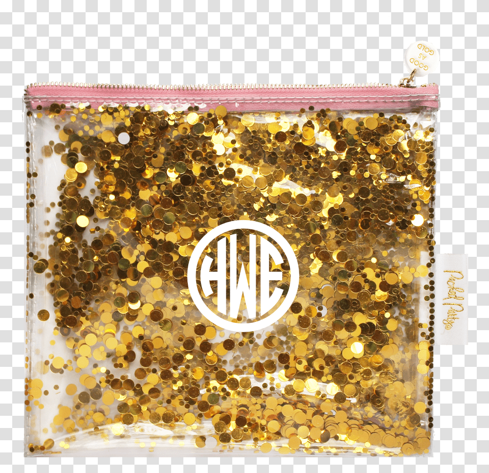 Packed Party Gold Confetti Flat Zip Glitter, Plant, Rug, Honey Bee, Invertebrate Transparent Png
