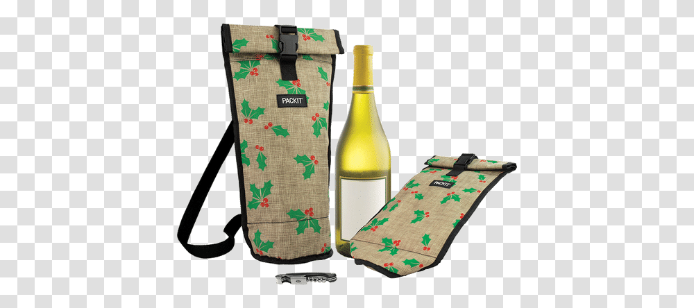 Packit Wine Bag Wine Bottle, Alcohol, Beverage, Drink, Purse Transparent Png