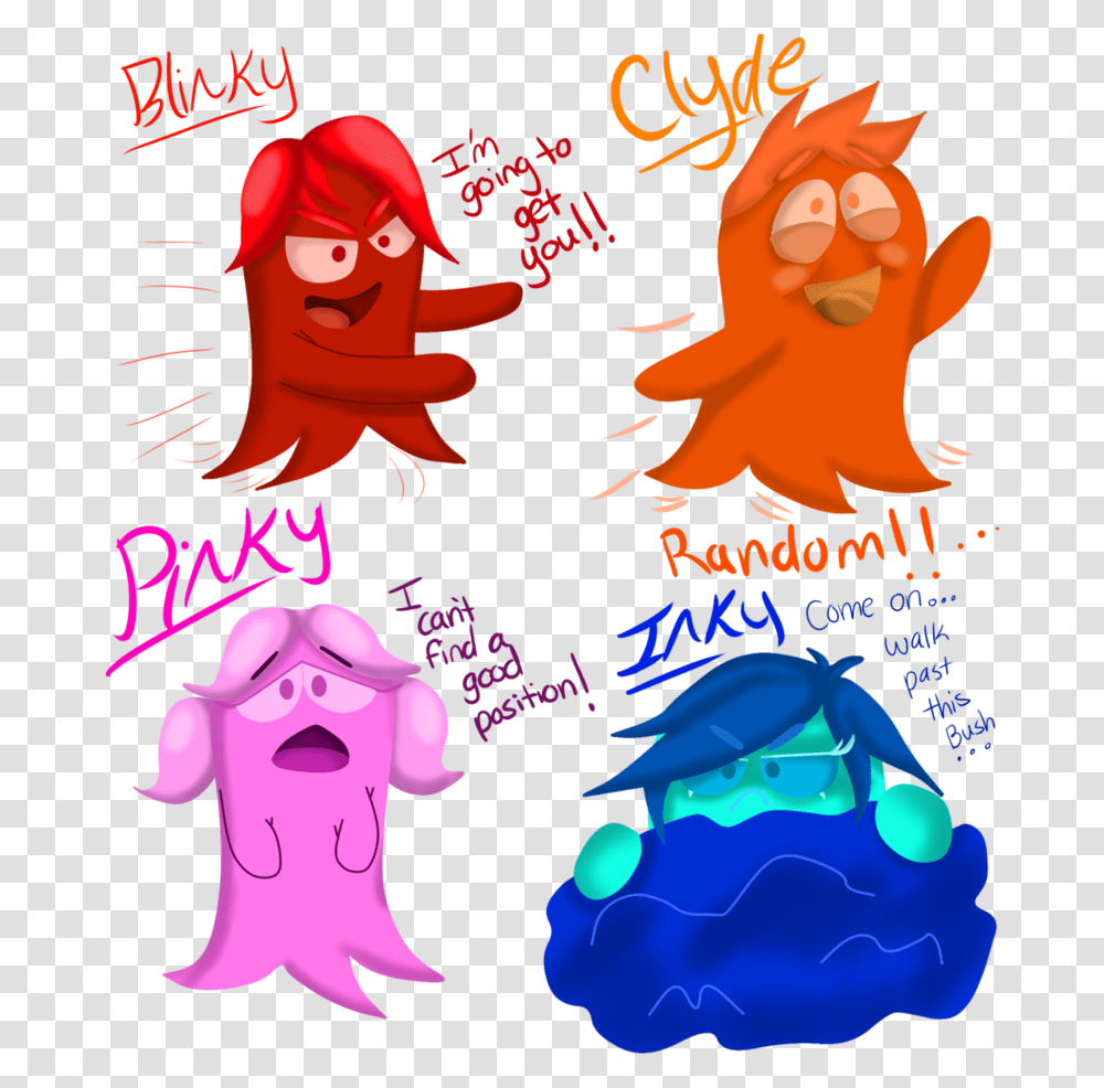 Pacman Clipart Pac Man Ghosts Cute, Poster, Advertisement Transparent Png
